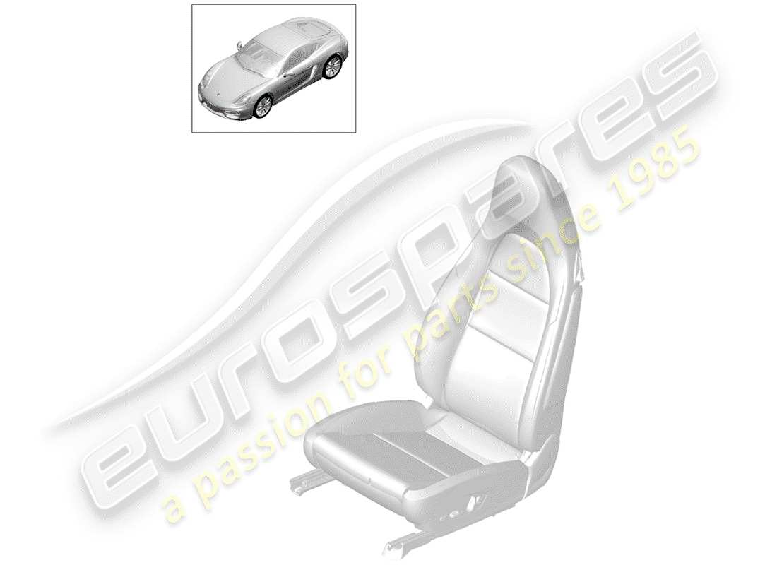 porsche 2014 (981 cayman) heizelement teilediagramm