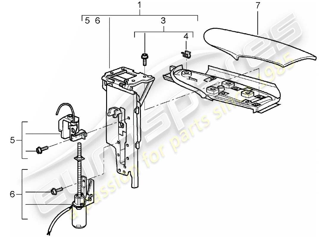porsche 2006 (997-1) flap-teilediagramm