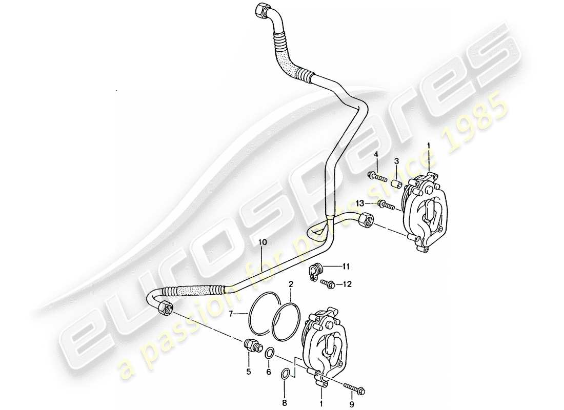 porsche 2004 (996 gt3) ölversorgung - rücklaufleitung ersatzteildiagramm