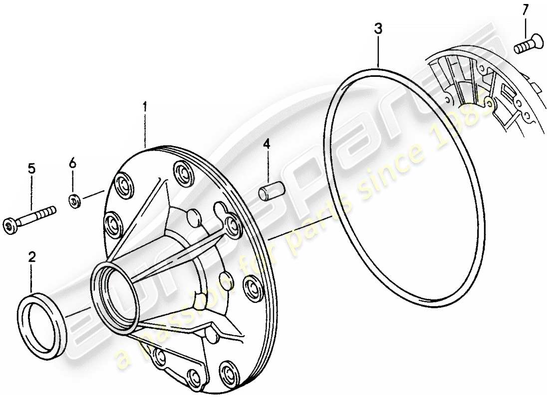 porsche 1994 (968) tiptronic - ölpumpe ersatzteildiagramm