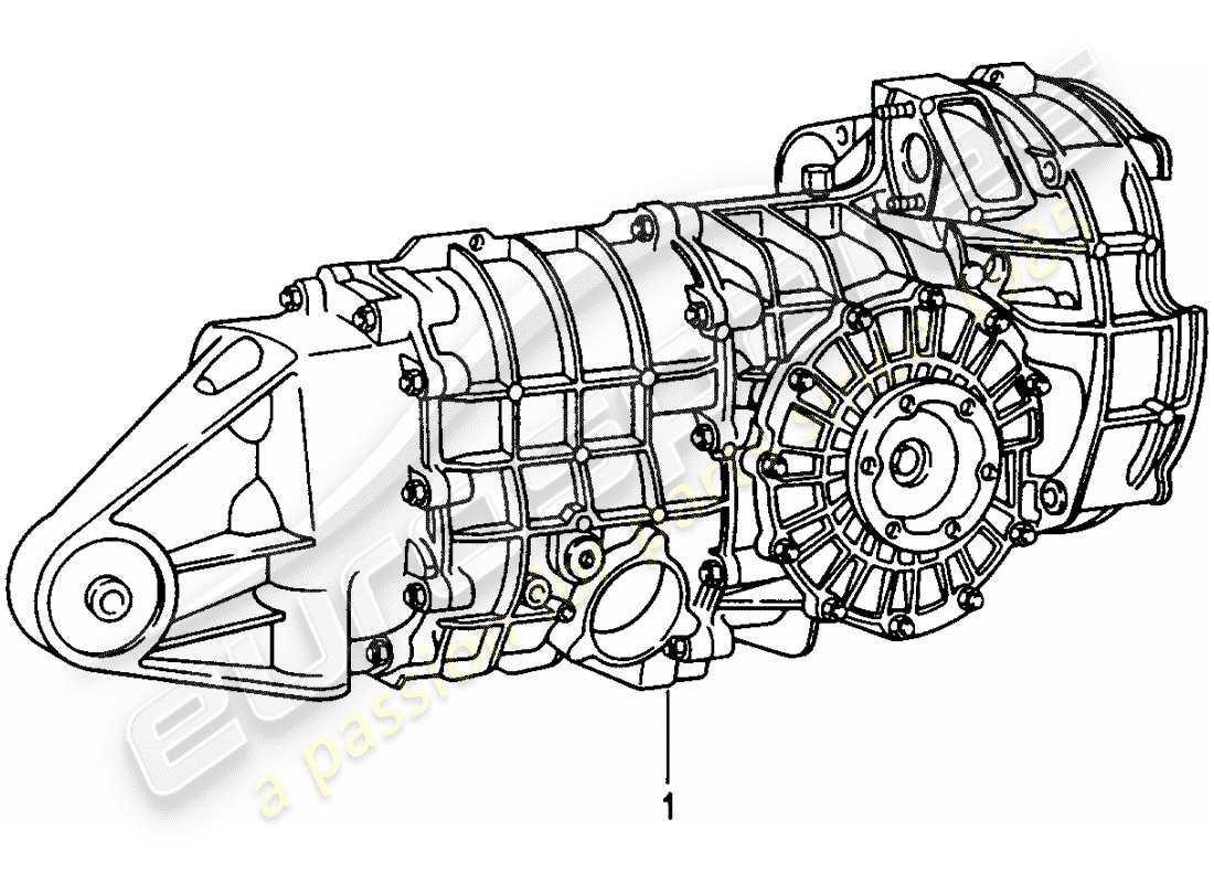 porsche replacement catalogue (1984) schaltgetriebe ersatzteildiagramm