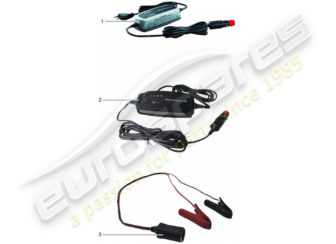 porsche 2011 (tequipment panamera) ladegerät-teilediagramm