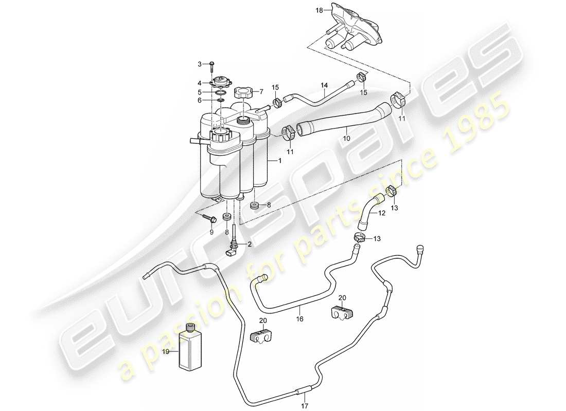 porsche 2006 (987 cayman) wasserkühlung 4 ersatzteildiagramm