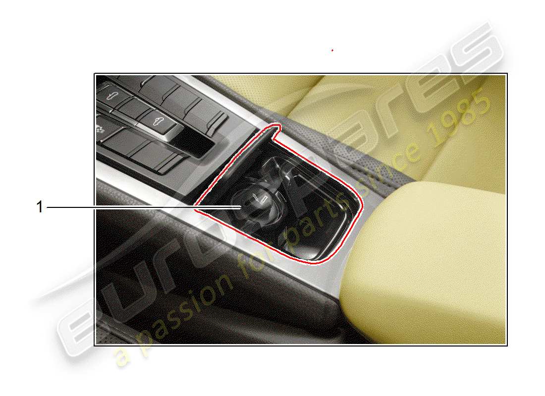 porsche 2016 (tequipment 98x/99x) smoker package ersatzteildiagramm