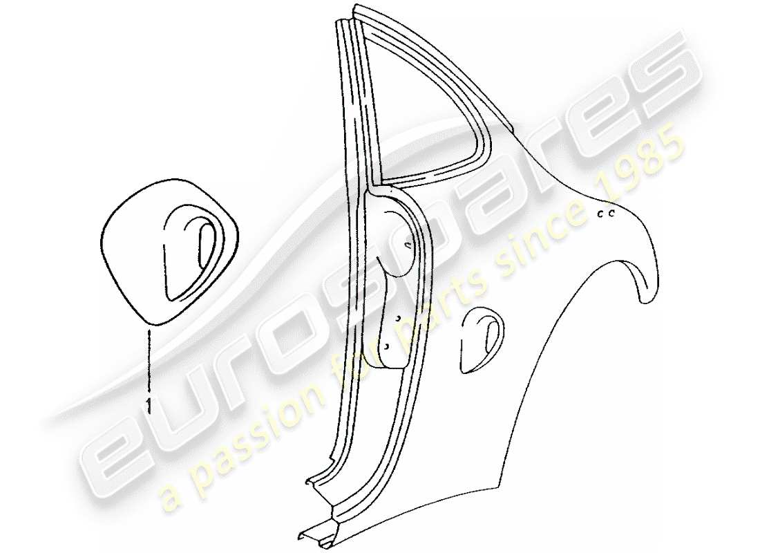 porsche 2006 (tequipment) luftkanal teilediagramm