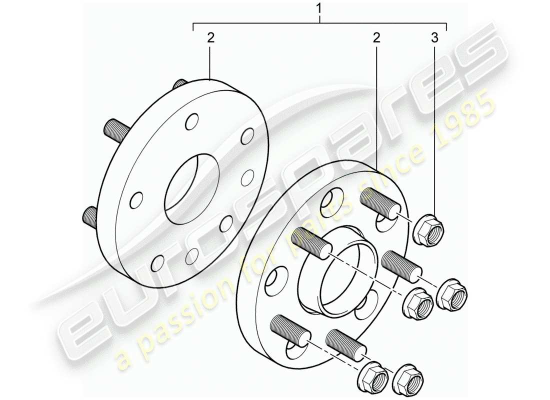 porsche 2007 (tequipment cayenne) scheibe ersatzteildiagramm
