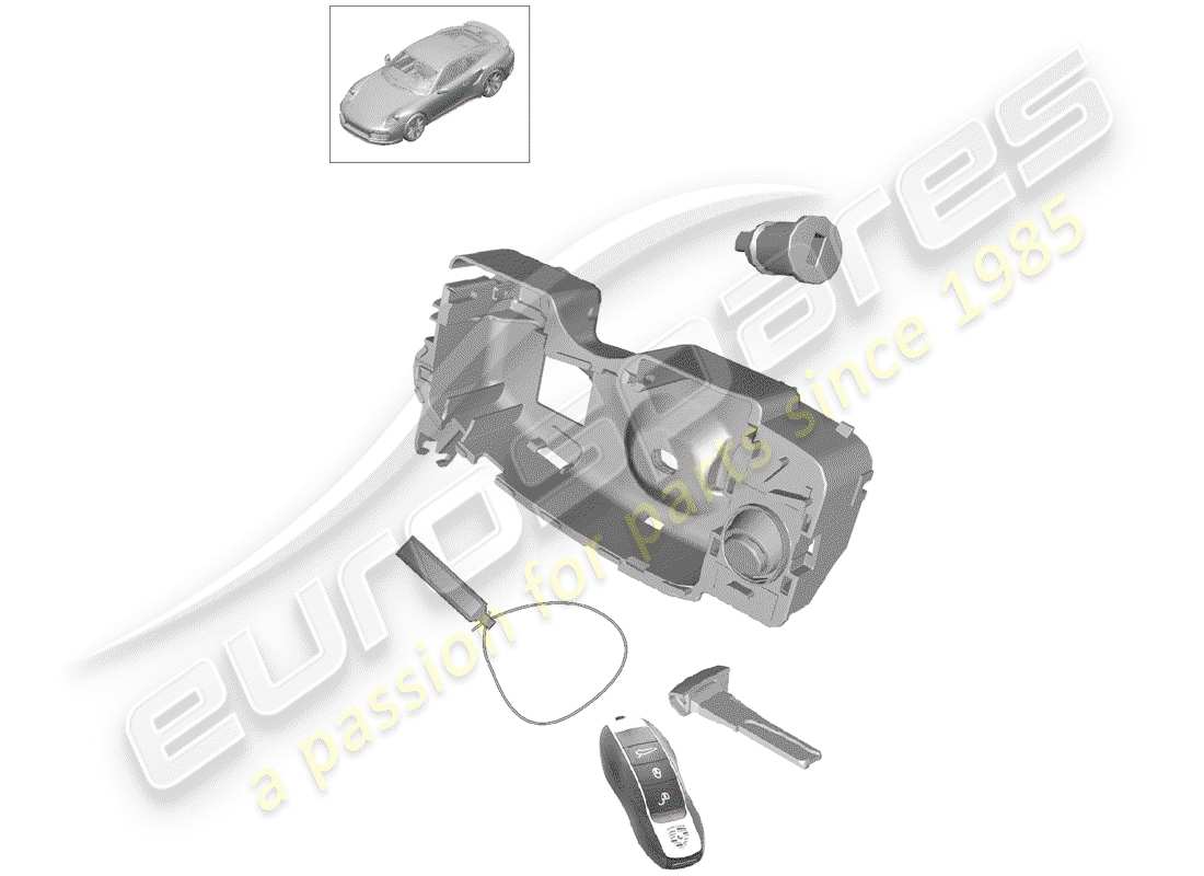 porsche 2015 (991-1 turbo) reperaturset teilediagramm