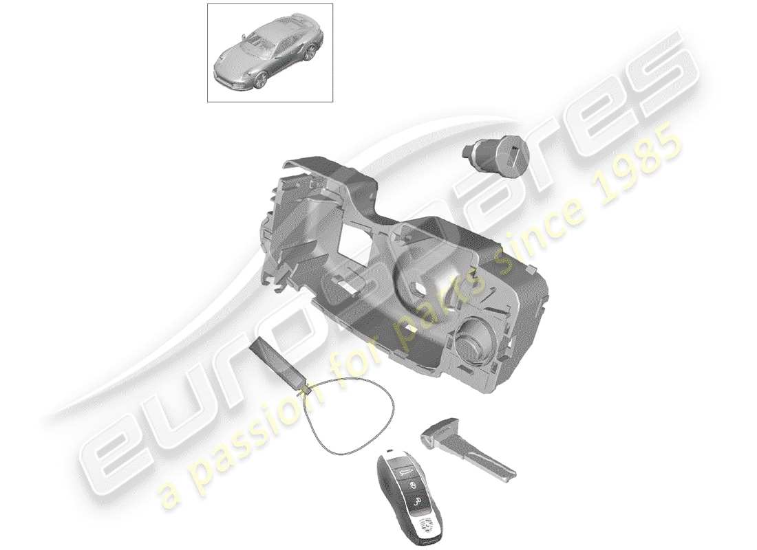 porsche 991 turbo (2015) reparatursatz ersatzteildiagramm