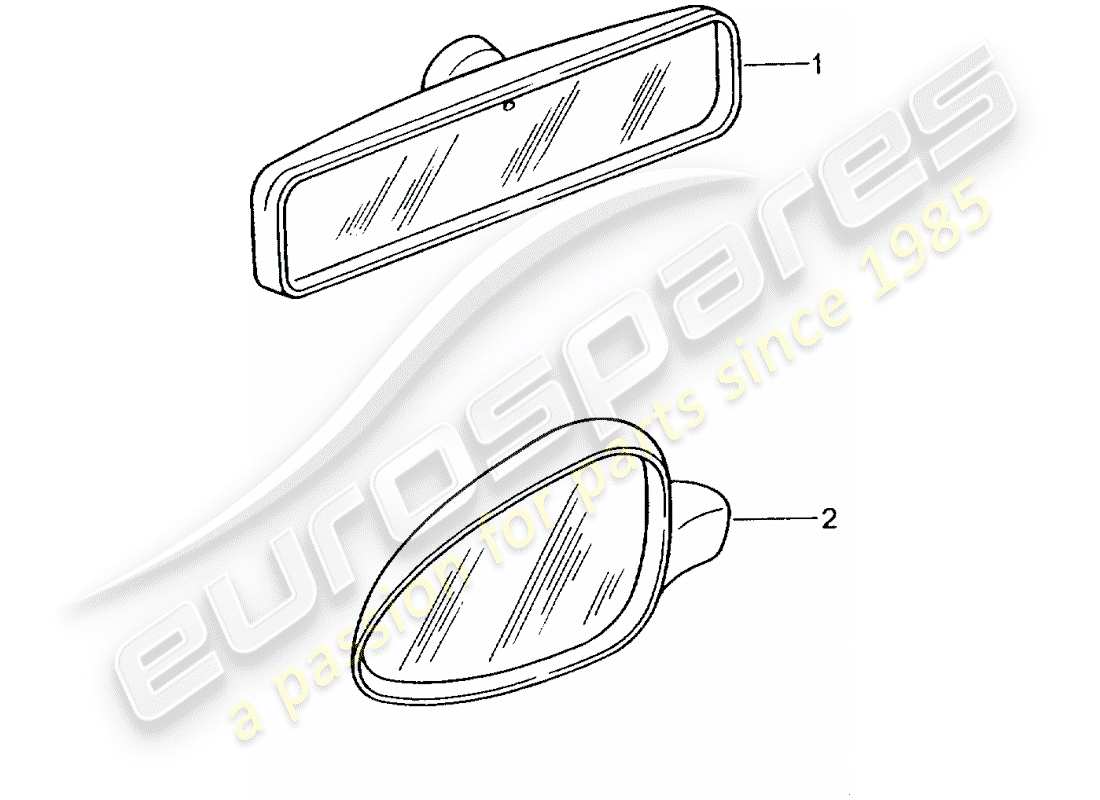 porsche 1991 (tequipment) automatisches teilediagramm
