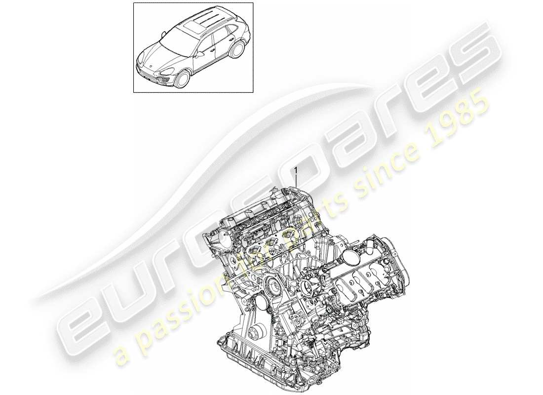 porsche 2012 (cayenne e2 92a) long block ersatzteildiagramm