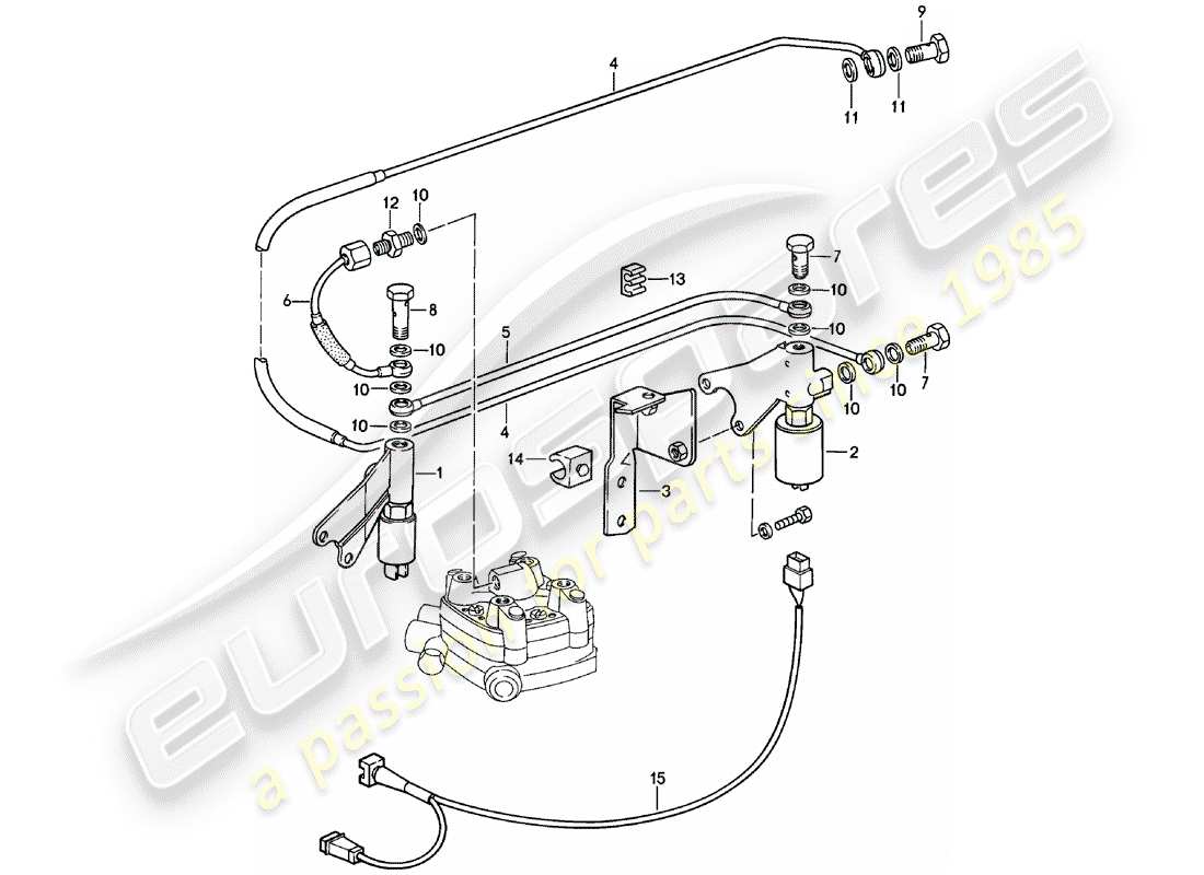porsche 1981 (924) k-jetronic - 2 ein ersatzteildiagramm