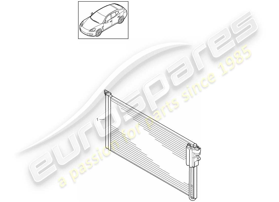 porsche 2016 (panamera 970) kondensator-teilediagramm