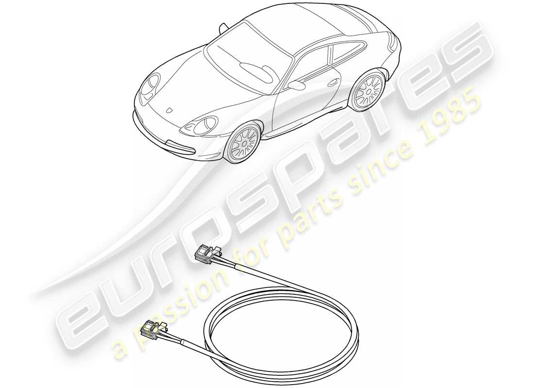 porsche 2000 (996) lichtfaseroptik - d - mj 2003>> ersatzteildiagramm