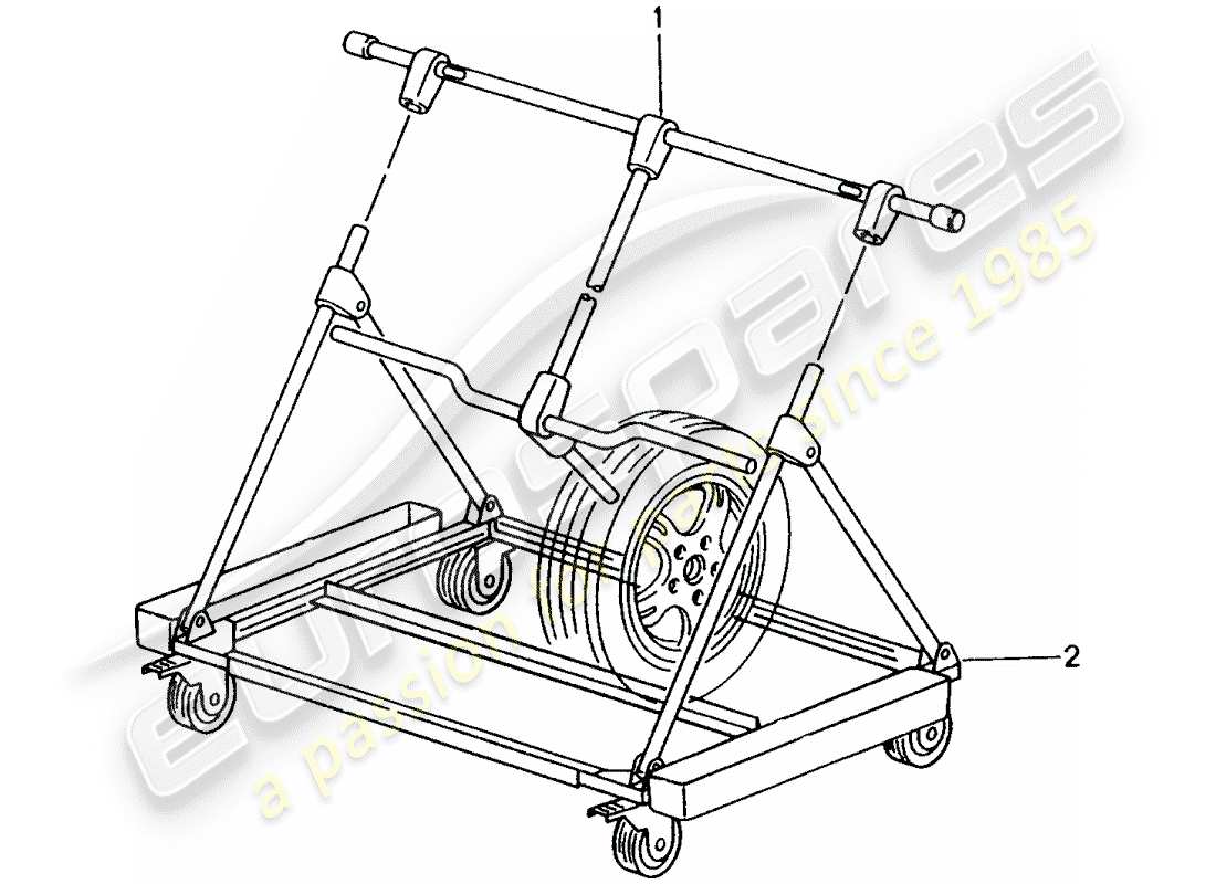 porsche 2000 (tequipment) transportwagen ersatzteildiagramm