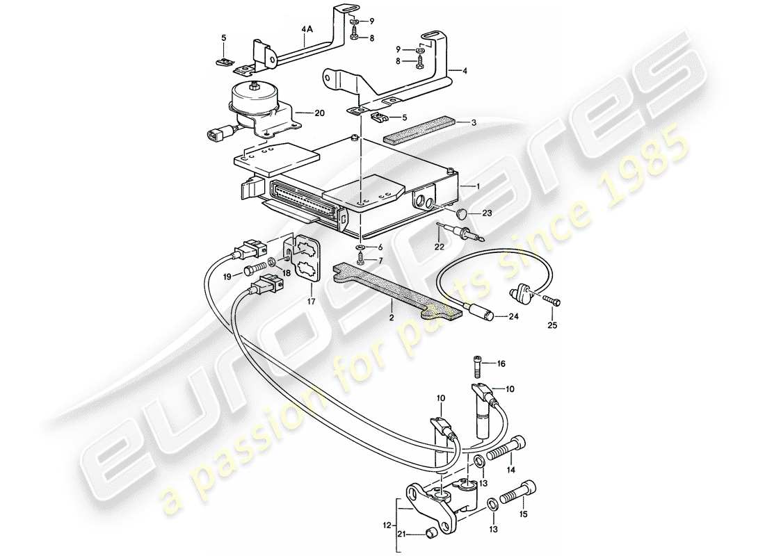 porsche 1982 (944) motorelektrik 2 ersatzteildiagramm