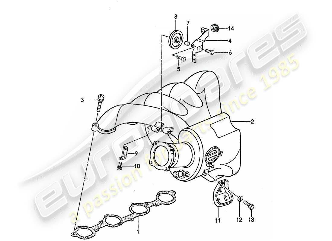 porsche 1994 (968) lh-jetronic - 2 ersatzteildiagramm