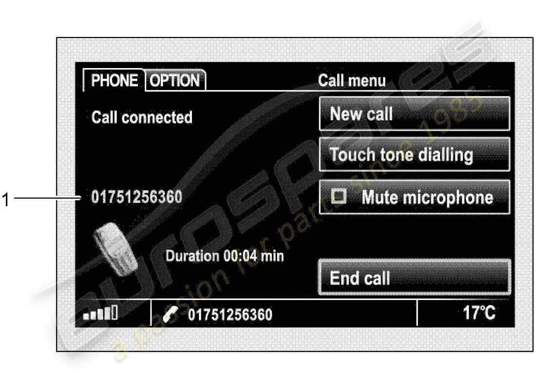 porsche 2014 (tequipment cayenne) installationssatz teilediagramm