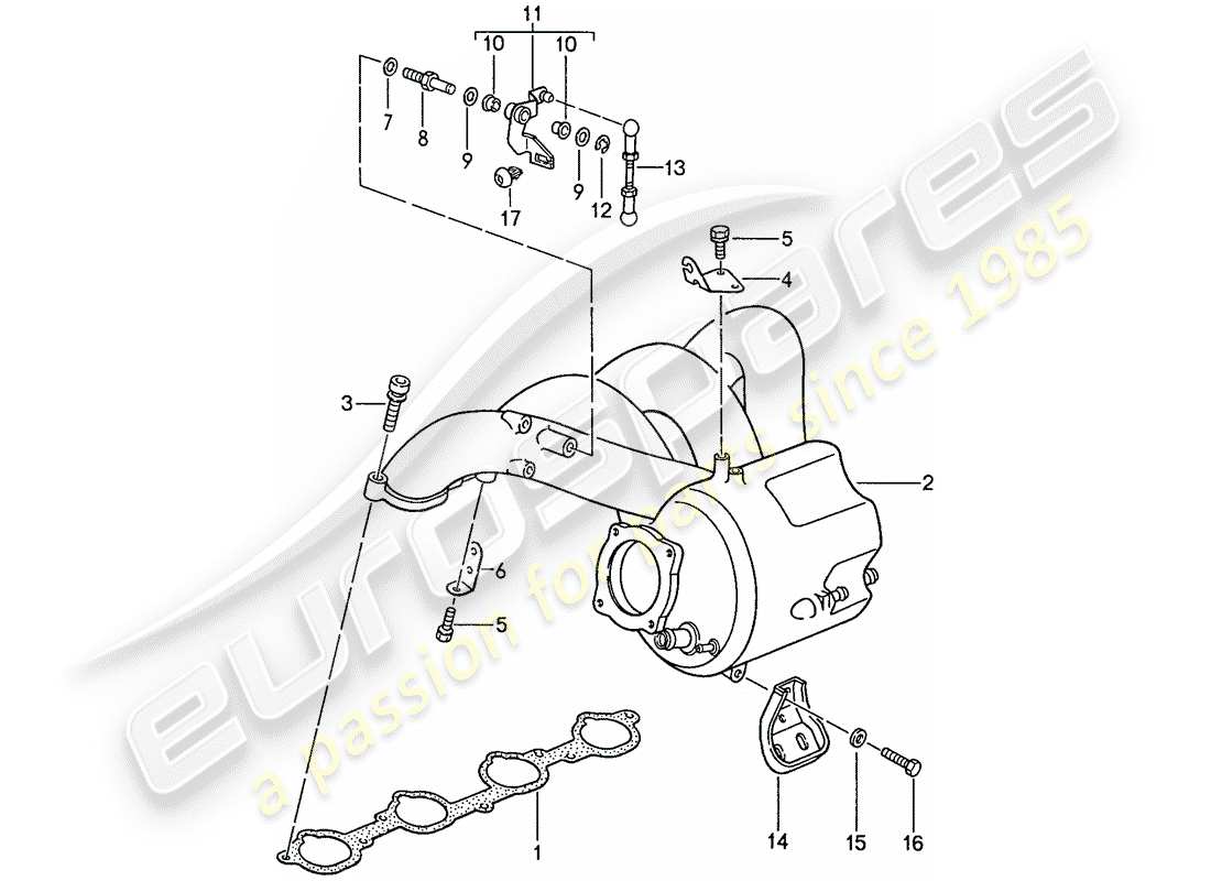 porsche 1991 (944) l-jetronic - 3 ersatzteildiagramm