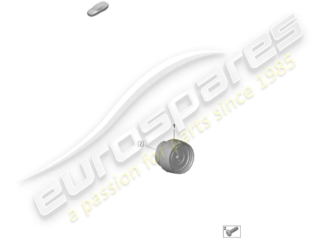 porsche 2019 (992-1) digitale uhr teilediagramm