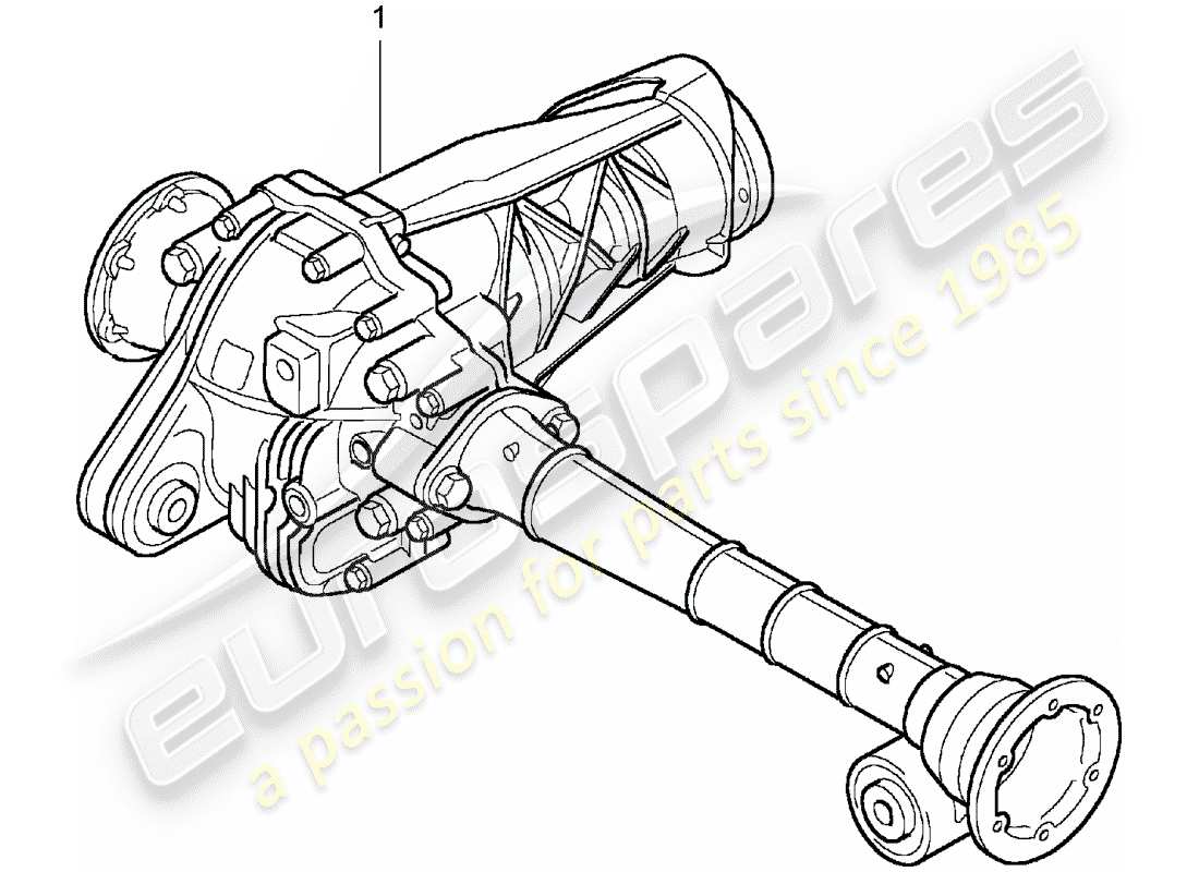 porsche replacement catalogue (1974) vorderachsdifferential ersatzteildiagramm