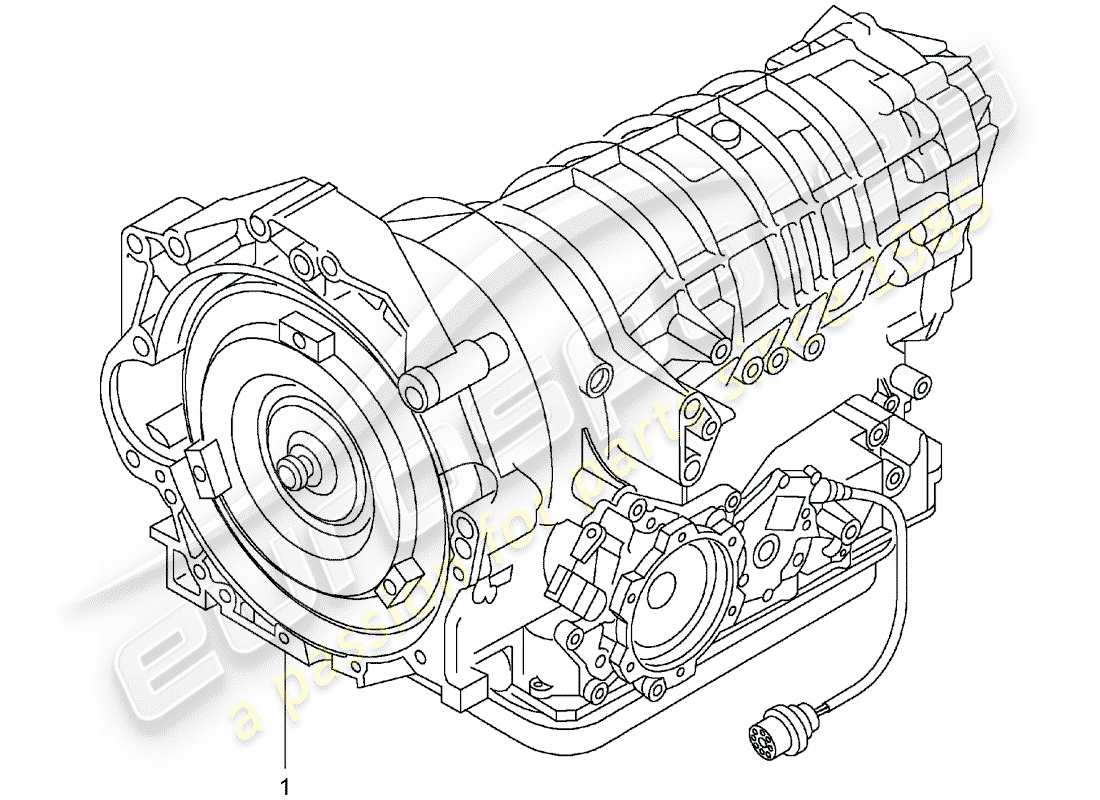 porsche 2011 (refurbished and exchange catalogue) ersatzteildiagramm für das getriebe