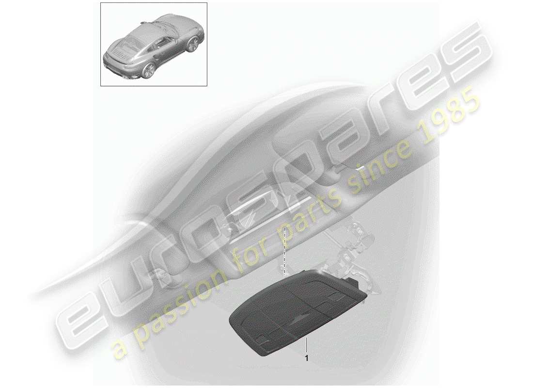 porsche 2015 (991-1 turbo) halterung teilediagramm