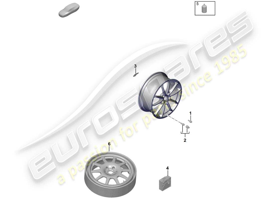 porsche 2019 (718 boxster spyder) einzelteile teilediagramm