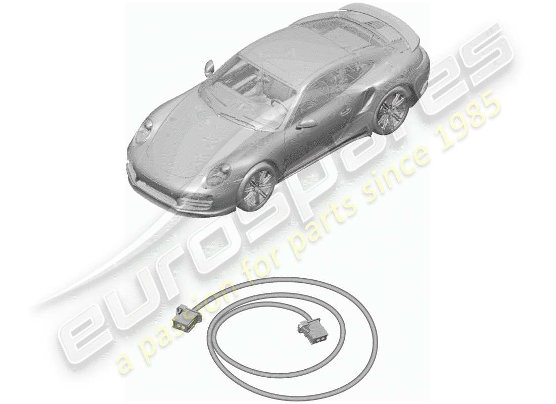 porsche 2015 (991-1 turbo) kabelbäume teilediagramm