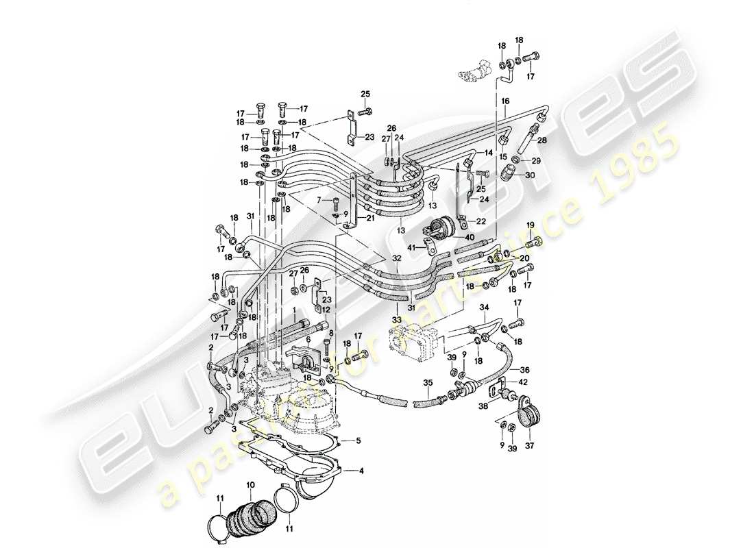 porsche 1980 (924) k-jetronic - 2 ersatzteildiagramm