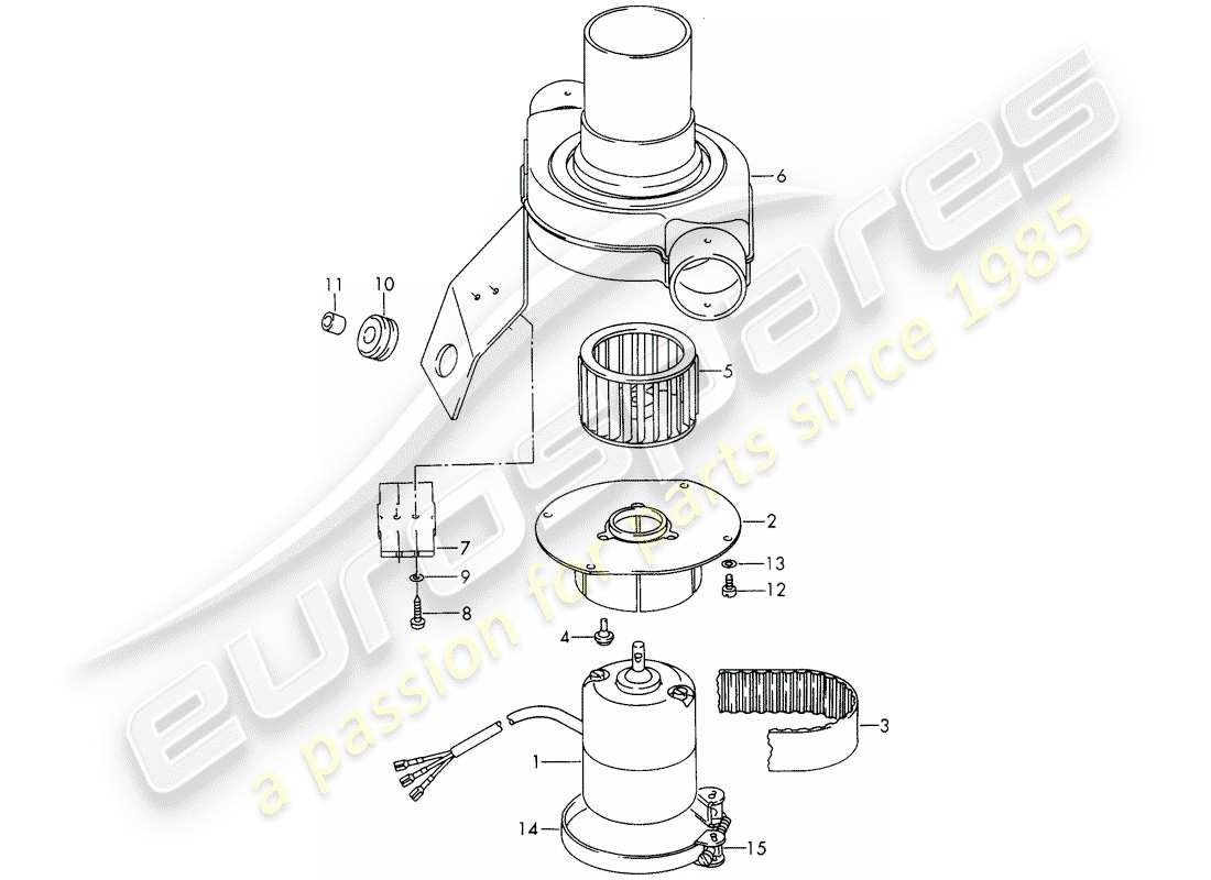 porsche 1966 (911/912) reparaturmaterial - lüfter - d >> - mj 1968 ersatzteildiagramm