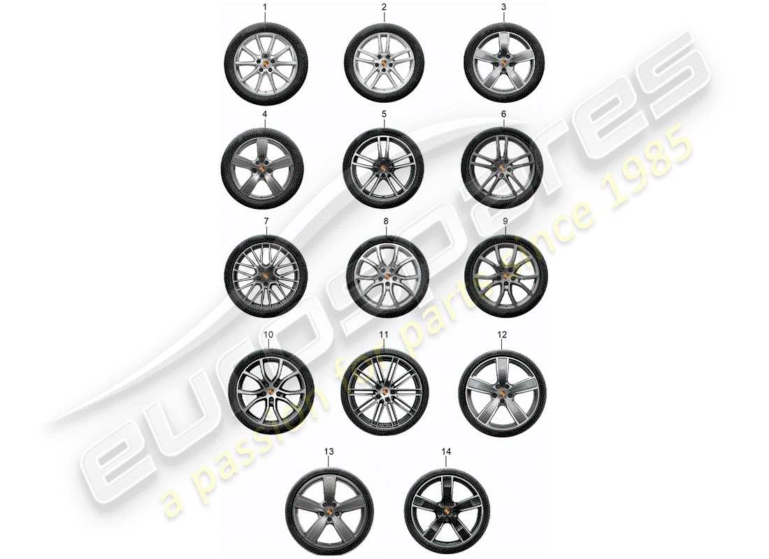 porsche 2006 (tequipment cayenne) zahnradsatz ersatzteildiagramm