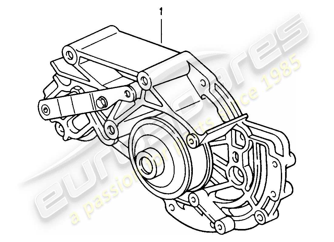 porsche replacement catalogue (1984) wasserpumpe teilediagramm