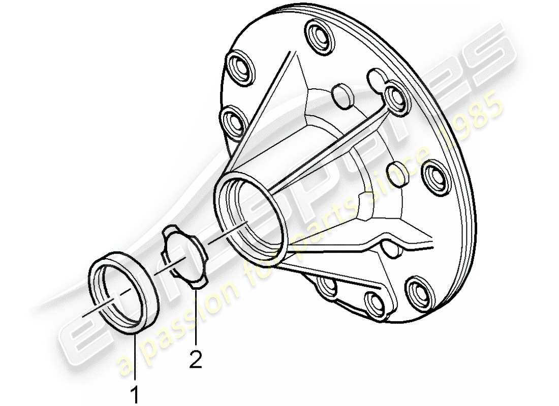 porsche 2005 (987 boxster) tiptronic-ersatzteildiagramm
