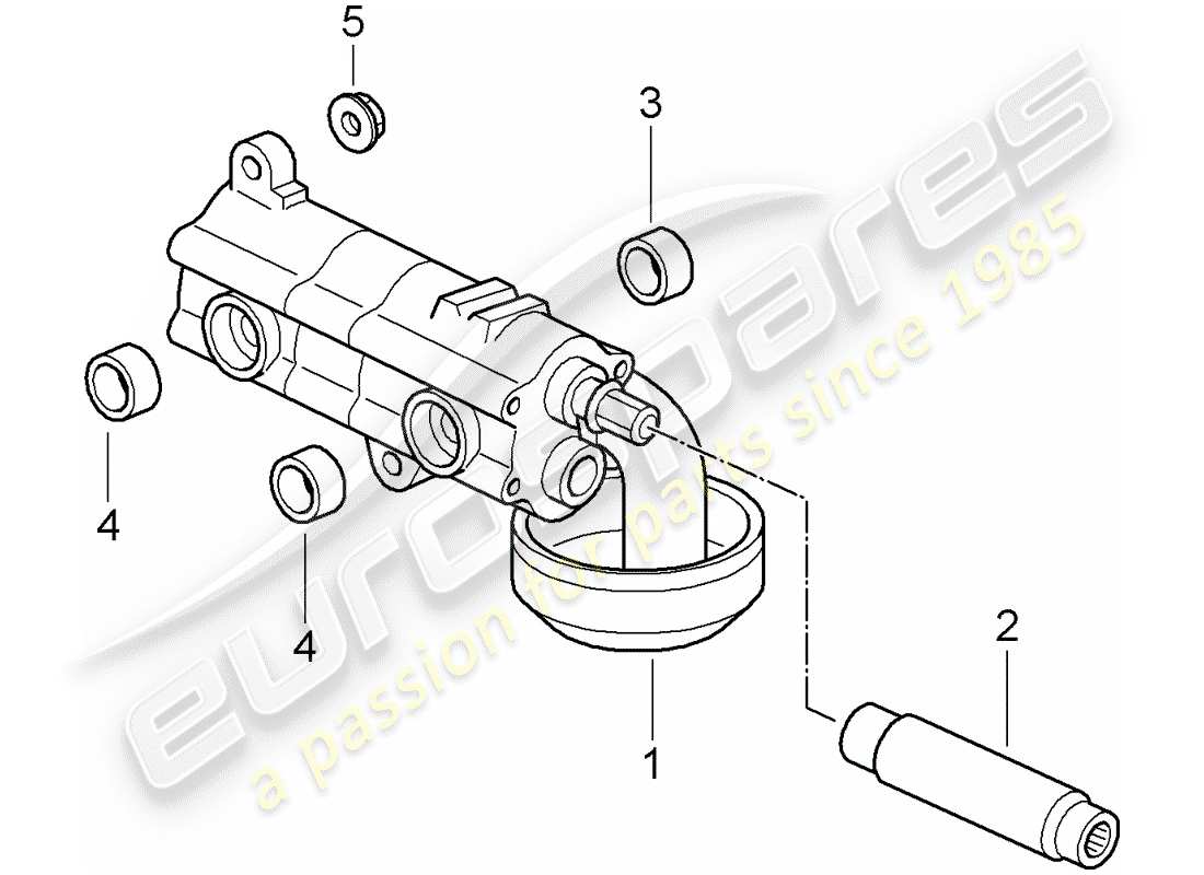 porsche 2008 (997-1 gt3) ölpumpe ersatzteildiagramm
