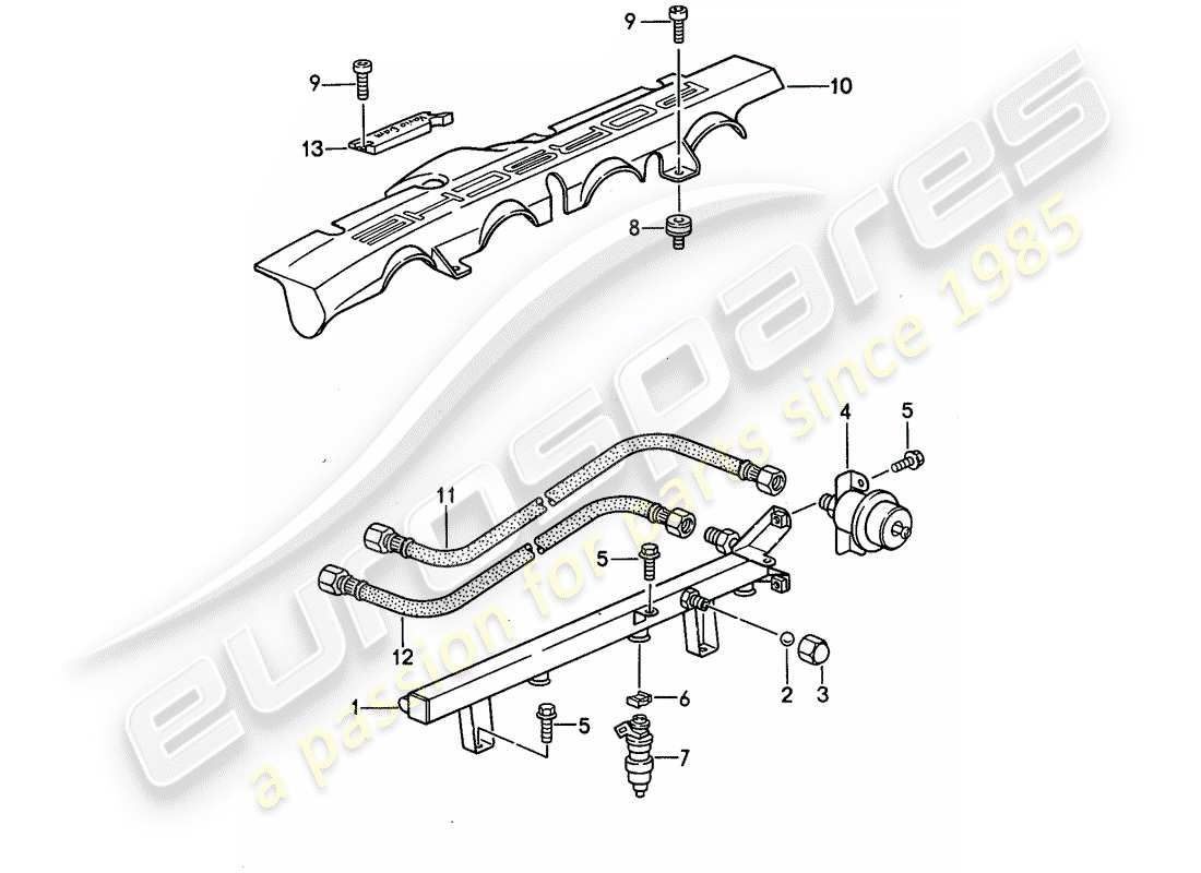 porsche 1994 (968) lh-jetronic - 3 ersatzteildiagramm