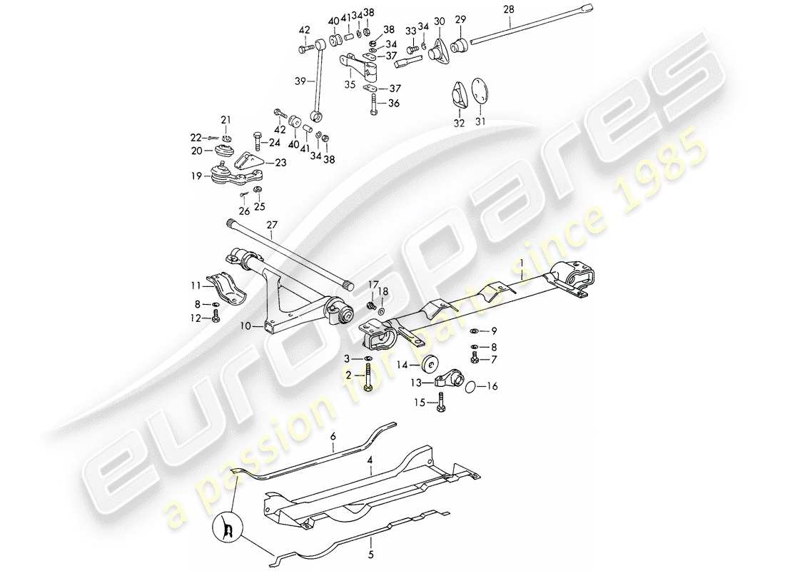 porsche 1967 (911/912) vorderachse - stabilisator - - d - mj 1968>> - mj 1968 ersatzteildiagramm