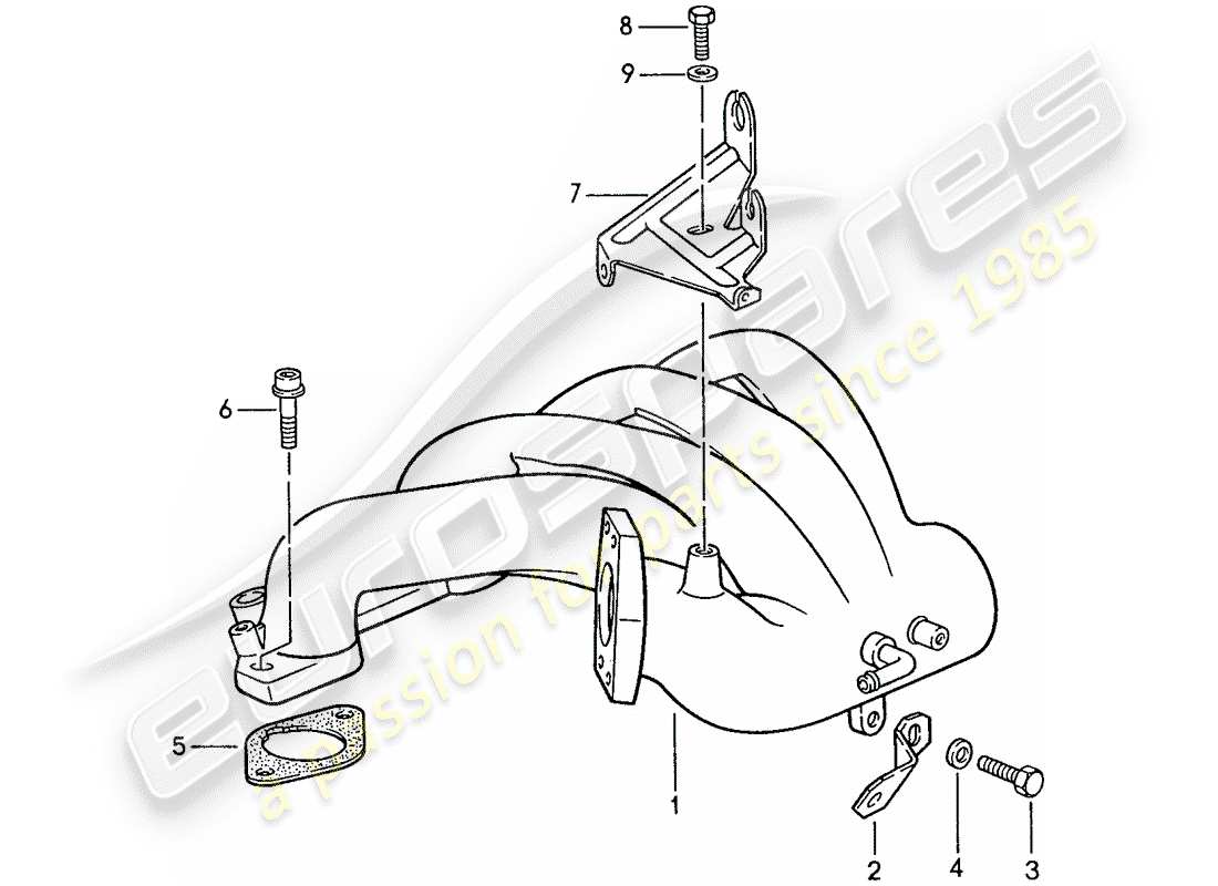 porsche 1991 (944) l-jetronic - 3 ersatzteildiagramm
