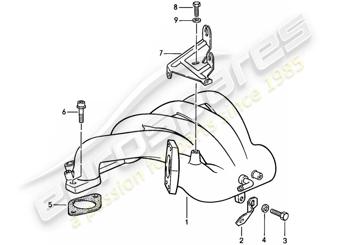 porsche 1986 (924s) l-jetronic - 3 ersatzteildiagramm