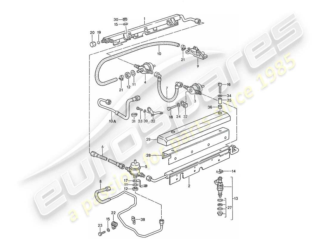 porsche 1988 (928) lh-jetronic - 4 ersatzteildiagramm