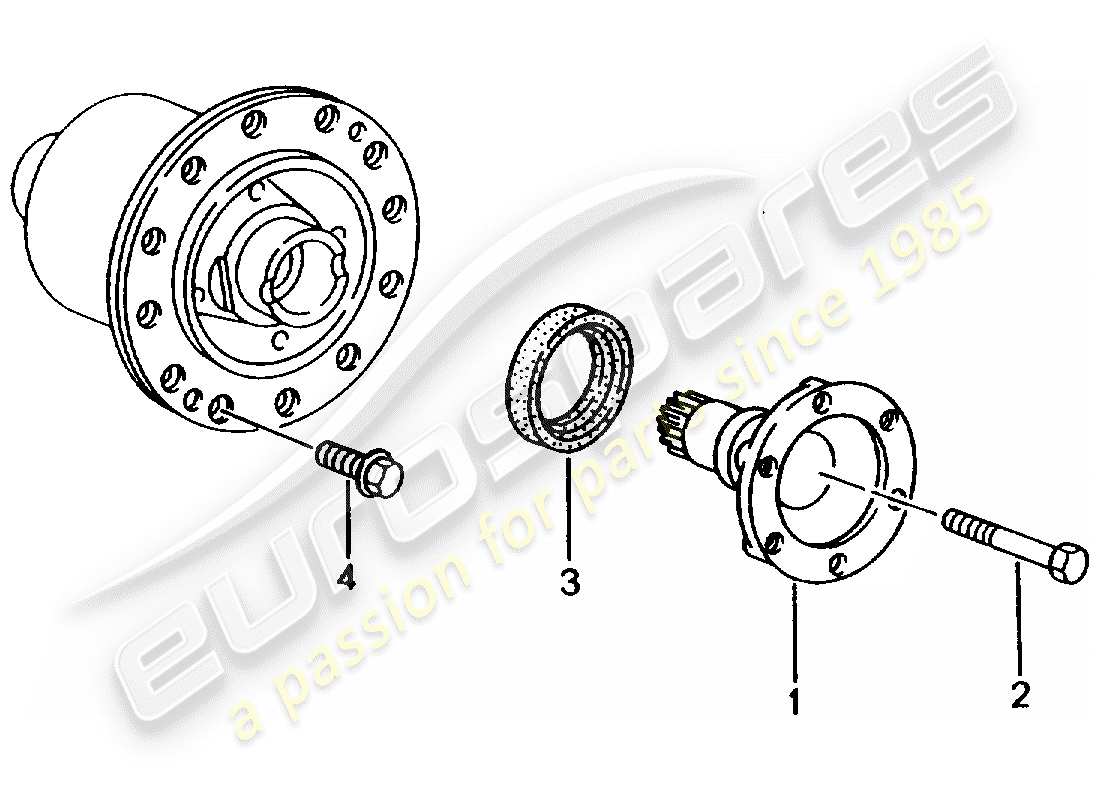 porsche 2005 (996) sperrdifferential - d >> - mj 1999 ersatzteildiagramm