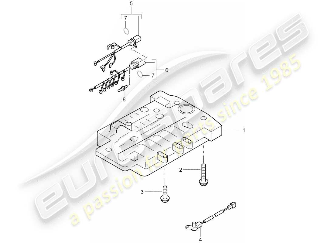 porsche 2010 (cayenne e1 9pa) tiptronic teilediagramm