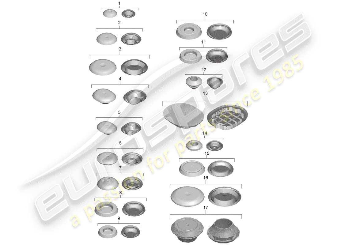 porsche 2012 (981 boxster) plug-teilediagramm