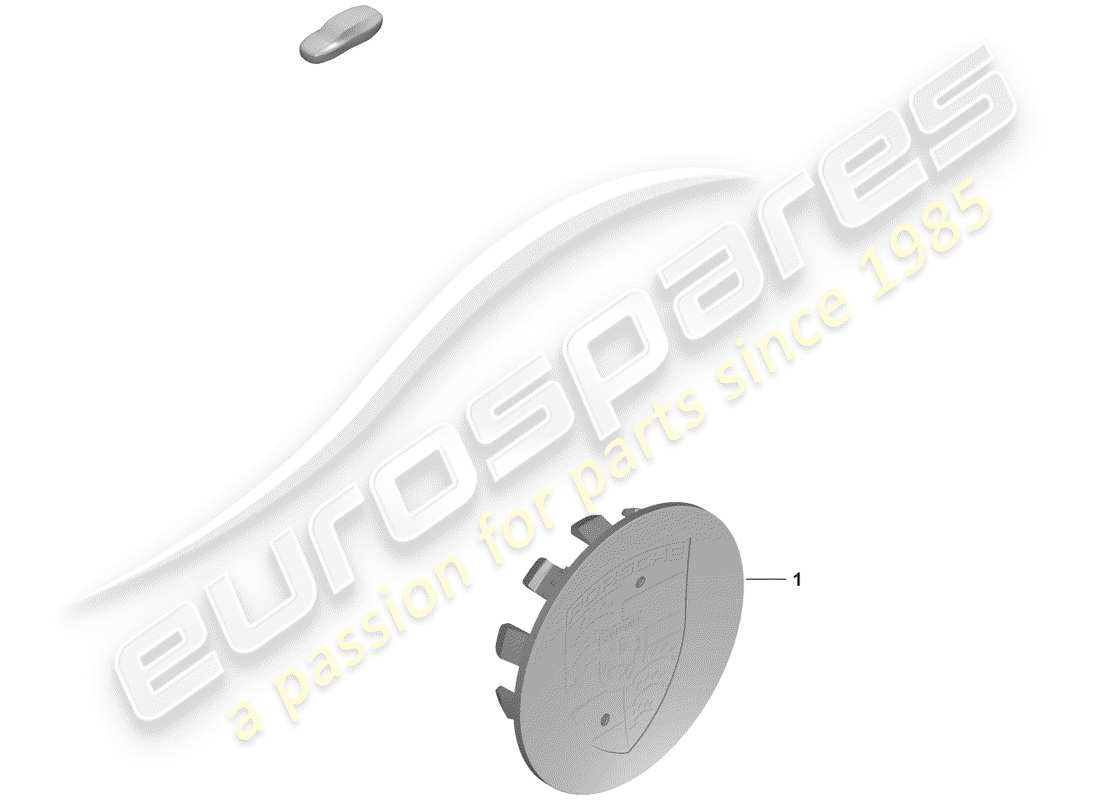 porsche 2020 (992-1) radkappe ersatzteildiagramm