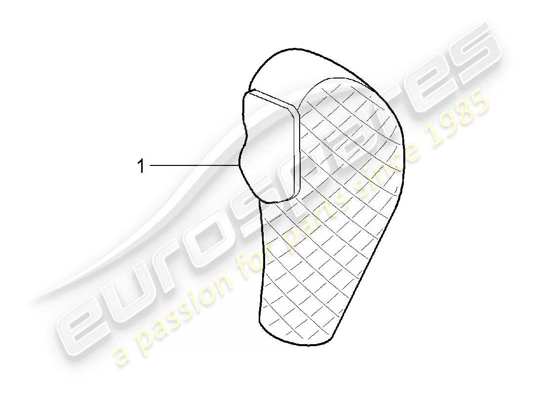porsche 2003 (tequipment cayenne) wählhebel ersatzteildiagramm