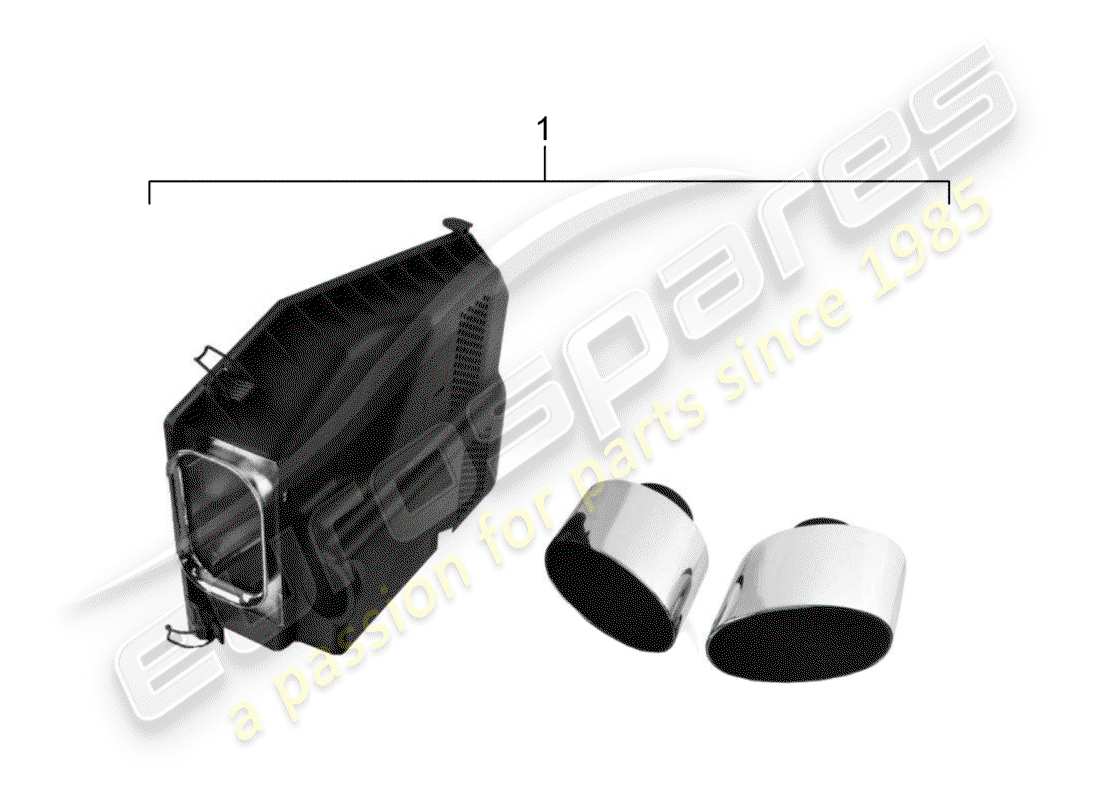 porsche 1951 (accessories) auspuffoptik-soundpaket - - d - mj 1994>> - mj 1998 ersatzteildiagramm