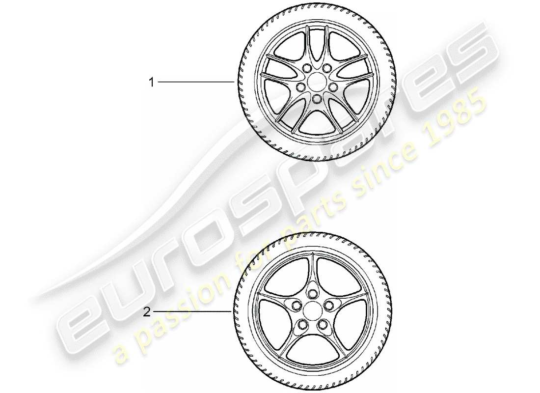 porsche 2007 (tequipment) zahnradsätze ersatzteildiagramm