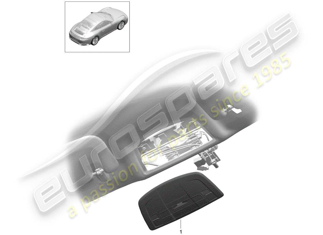 porsche 2019 (991-2) bracket-ersatzteildiagramm