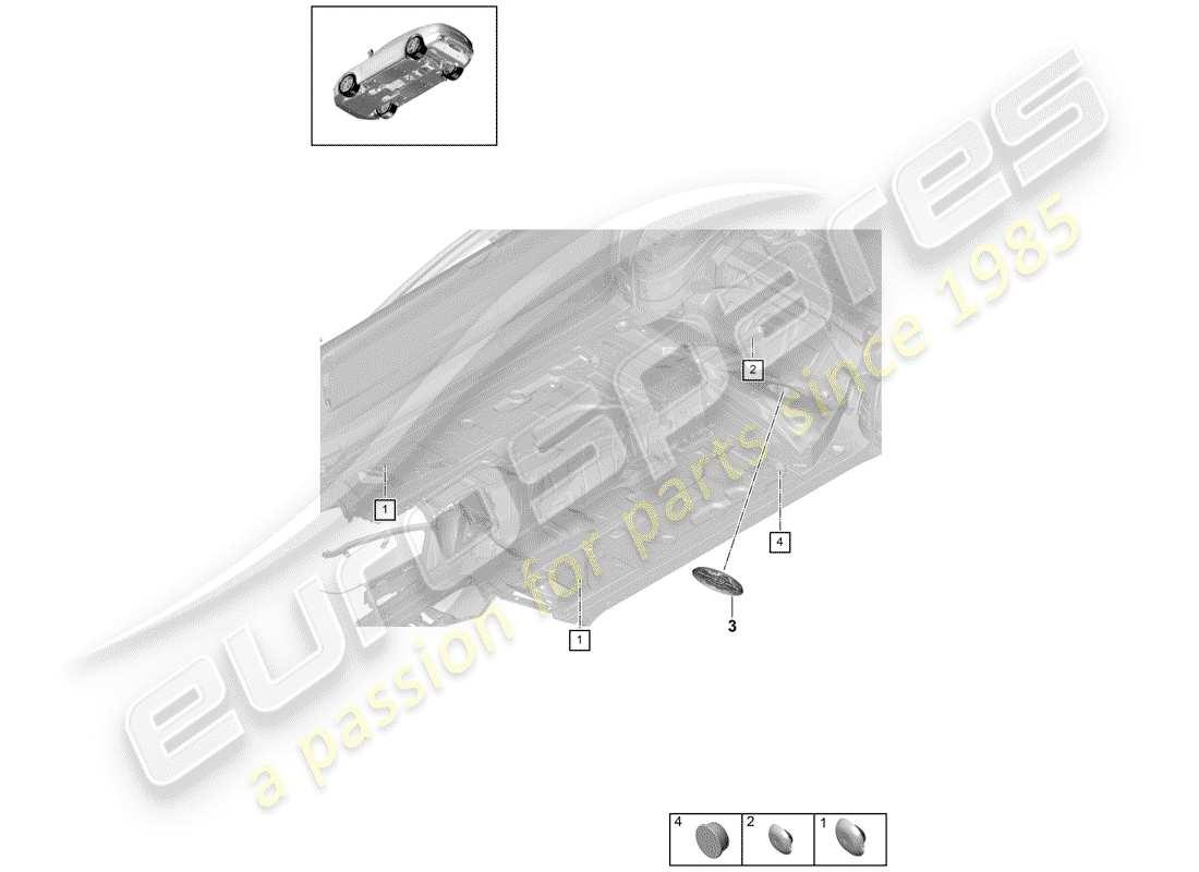 porsche 2017 (panamera 971-1) plug-teilediagramm