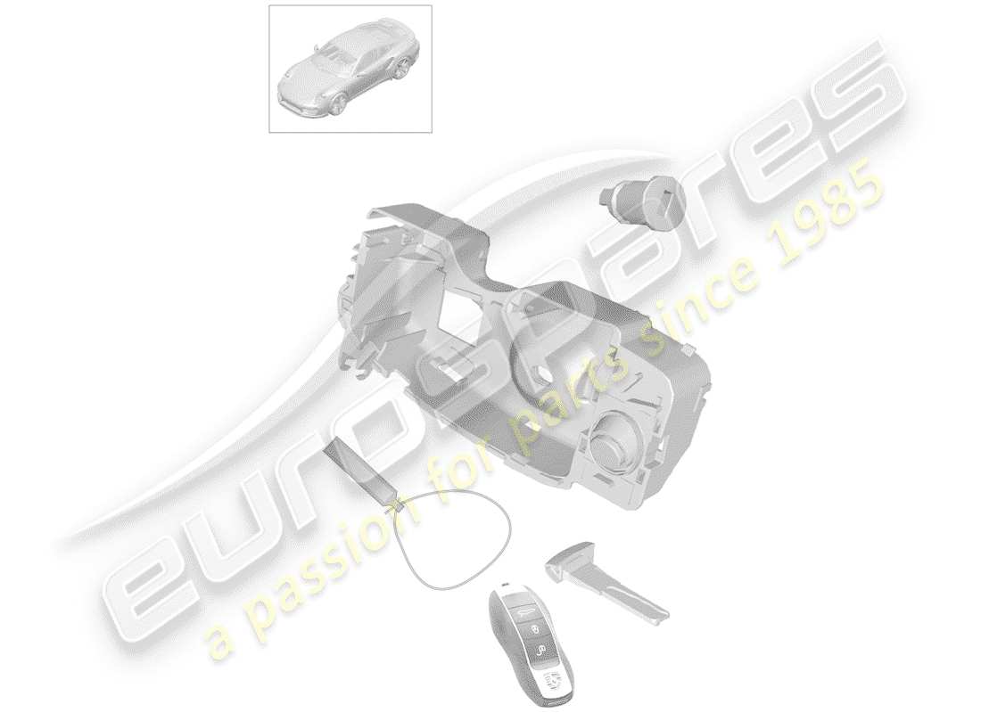 porsche 2020 (991-2 turbo) reparatursatz ersatzteildiagramm