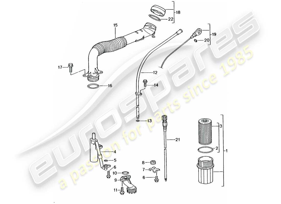 porsche 2000 (996) motor (öldruck/schmierung) - siehe technische informationen - siehe hauptgruppe 1 (motor) - nr.1/02 nr.2/02 teilediagramm